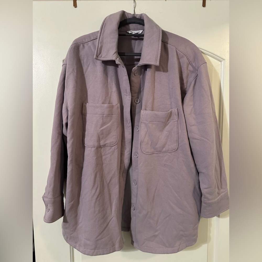 Athleta Women’s Lavender Shirt Jacket